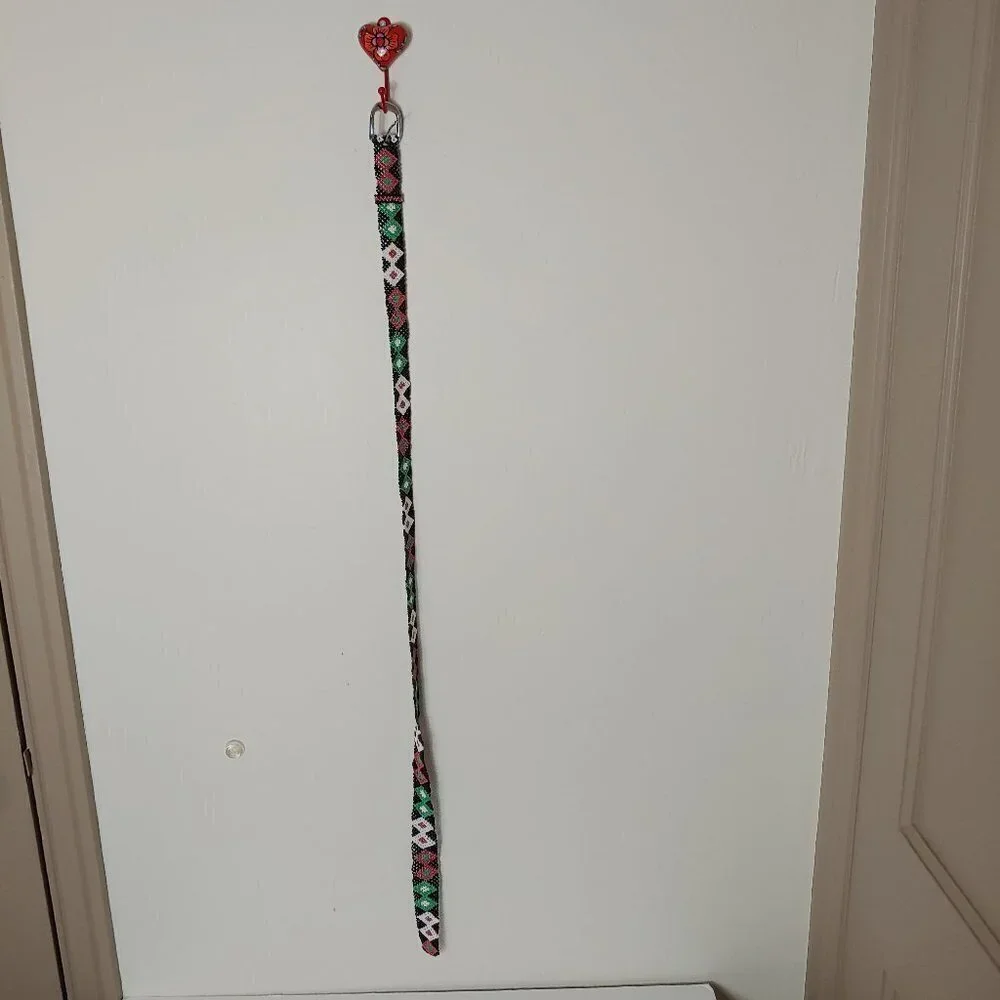 Beaded Belt Tribal‎ Native Southwestern Boho Diamond Snake Handmade Vintage